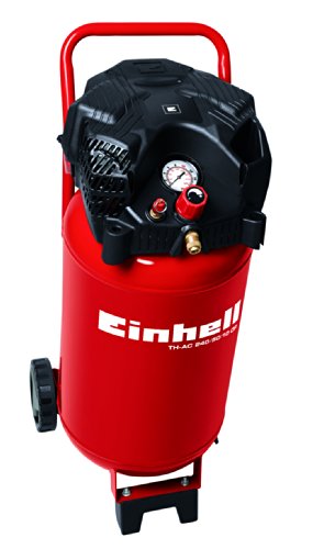 Einhell Kompressor TH-AC 240/50/10 OF (1500 W, 240 l/min Ansaugl., 50 l Kessel, 10 bar max. Betriebsdruck, öl- und wartungsarm, Druckminderer, Manometer)