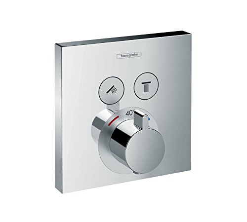 hansgrohe ShowerSelect Unterputz Thermostat, 2 Verbraucher, chrom